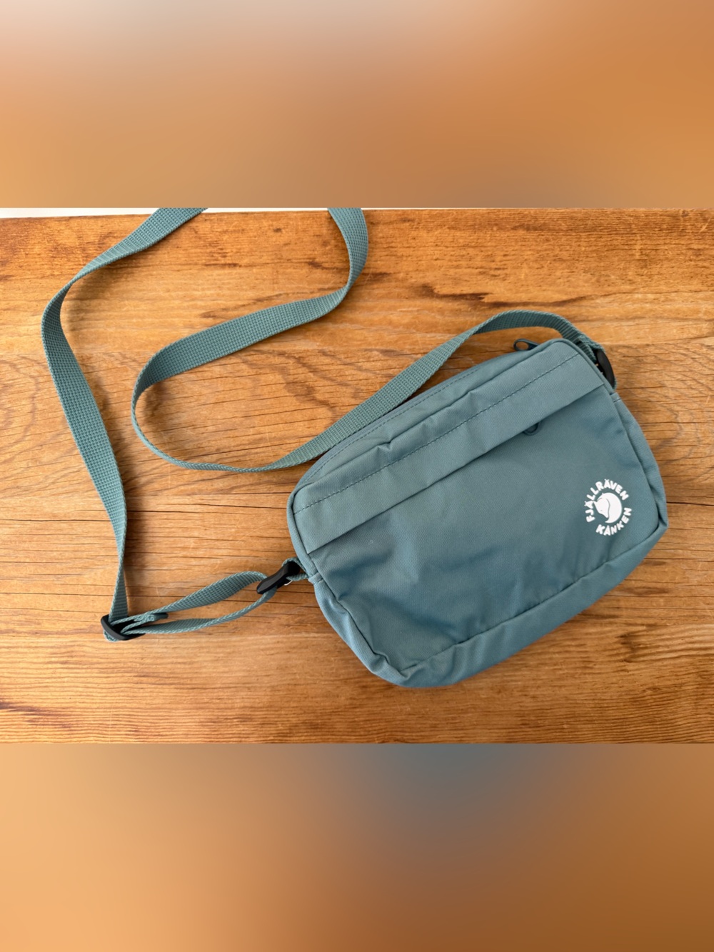 NWOT Fjallraven Tree Kanken Shoulder Crossbody Bag Purse Sling Teal Blue Unisex